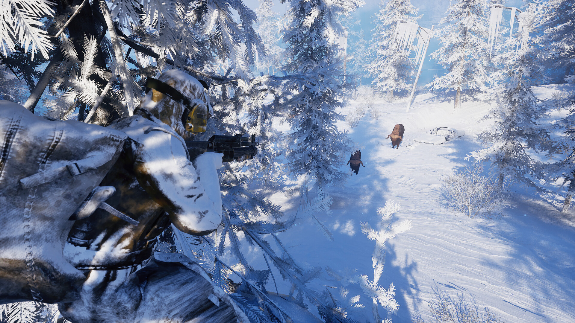 Winter Ghillie & AK-47 Wild Hunting